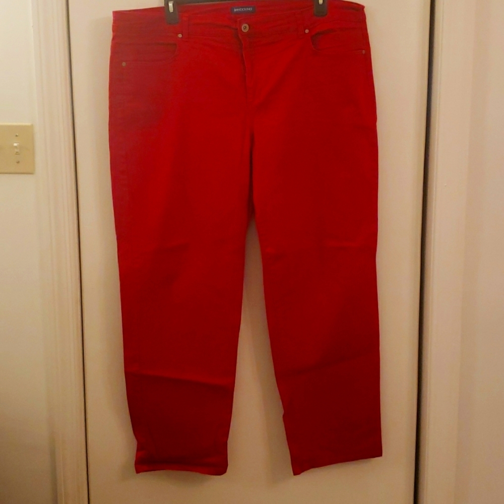 Euc 22w red jeans